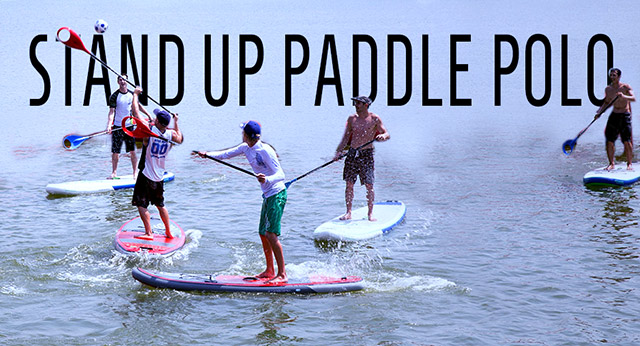 sup stand up paddle polo lacanau